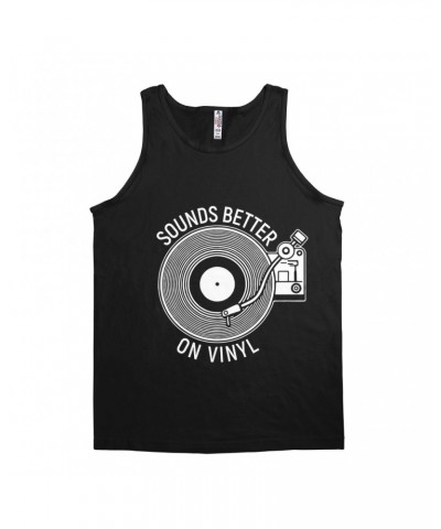 Music Life Unisex Tank Top | Vinyl Sounds Better Shirt $10.34 Shirts