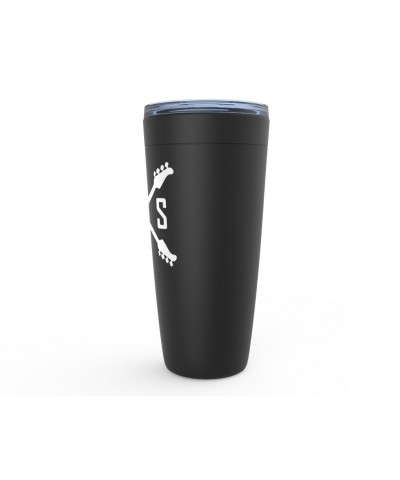 Music Life Viking Tumbler | Bass Player Emblem Tumbler $5.40 Drinkware