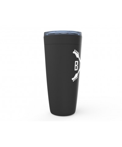 Music Life Viking Tumbler | Bass Player Emblem Tumbler $5.40 Drinkware