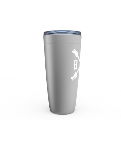 Music Life Viking Tumbler | Bass Player Emblem Tumbler $5.40 Drinkware