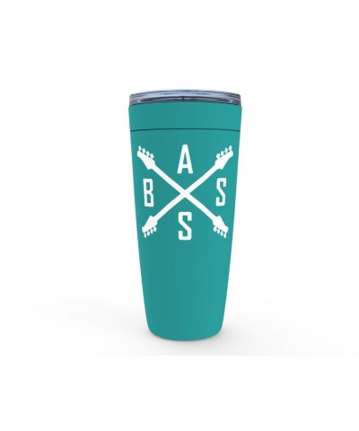 Music Life Viking Tumbler | Bass Player Emblem Tumbler $5.40 Drinkware