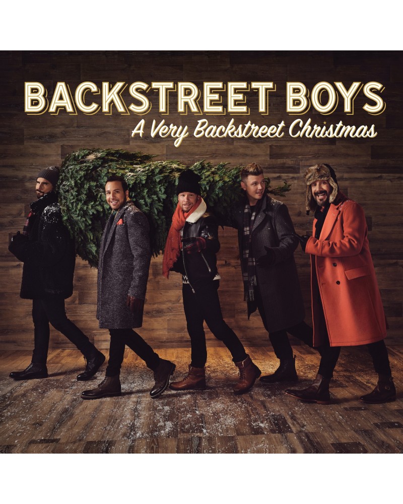 Backstreet Boys A Very Backstreet Christmas Vinyl Record $10.00 Vinyl