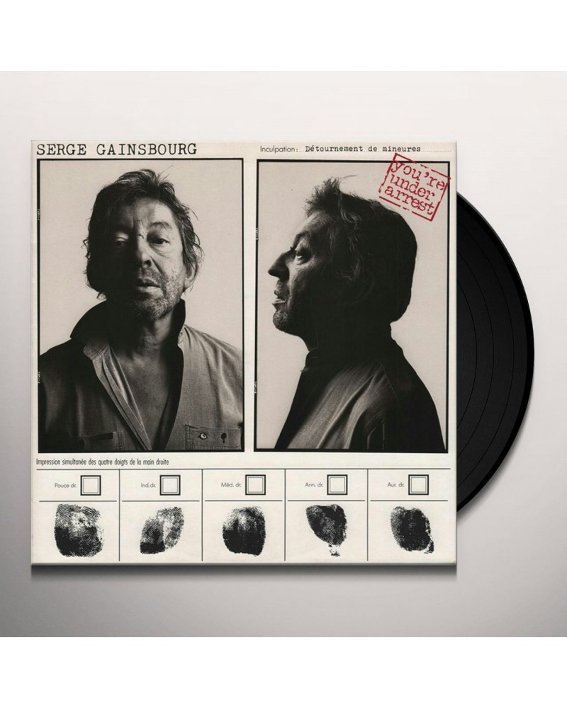 Serge Gainsbourg YOU'RE UNDER ARREST Vinyl Record $6.24 Vinyl