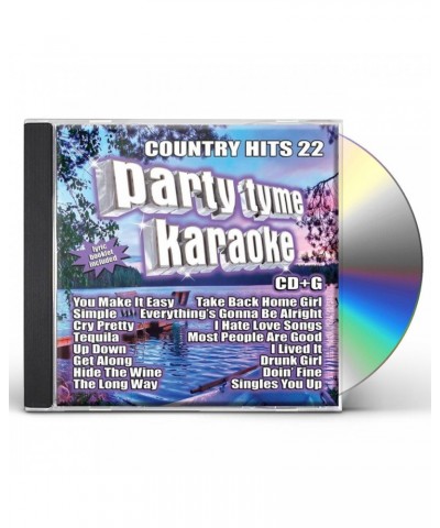 Party Tyme Karaoke COUNTRY HITS 22 (16-SONG CD+G) CD $7.23 CD