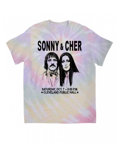 Sonny & Cher T-Shirt | Cleveland Hall Concert Poster Tie Dye Shirt $7.49 Shirts