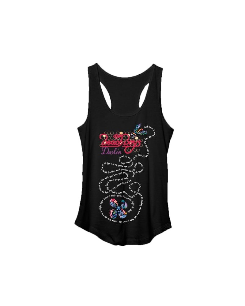 The Beach Boys Darlin Script Black Womens Tank $10.04 Shirts