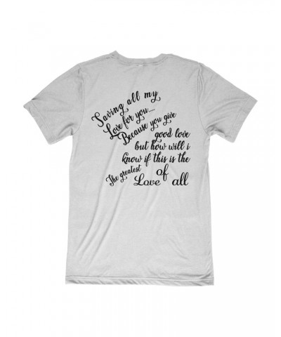 Whitney Houston Limited Edition Song Title Tee in White $5.92 Shirts