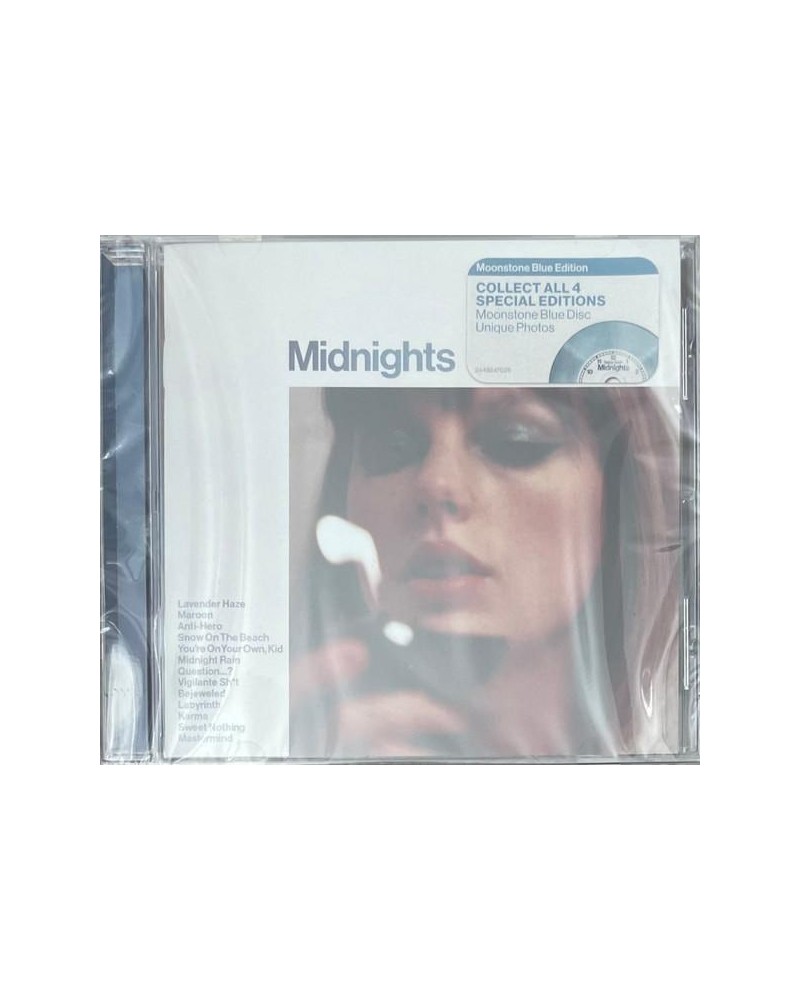 Taylor Swift MIDNIGHTS (EDITED) (MOONSTONE BLUE EDITION) CD $12.31 CD