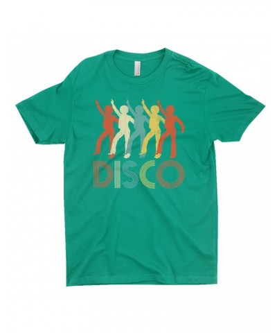 Music Life T-Shirt | Colorful Disco Design Distressed Shirt $5.64 Shirts