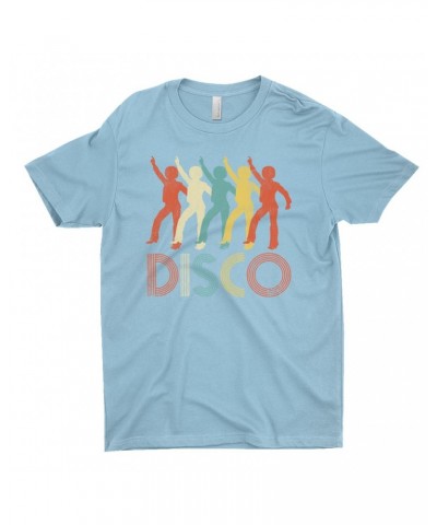 Music Life T-Shirt | Colorful Disco Design Distressed Shirt $5.64 Shirts