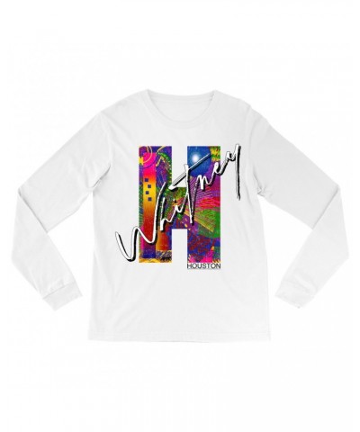 Whitney Houston Long Sleeve Shirt | H Is For Houston Shirt $4.60 Shirts