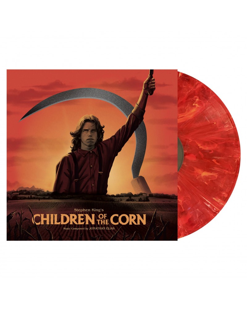 Jonathan Elias Children Of The Corn(Ost) Red/Orange Swirl Vinyl Record $3.10 Vinyl