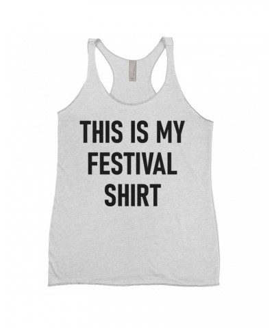 Music Life Ladies' Tank Top | This Is My Festival Shirt $8.90 Shirts