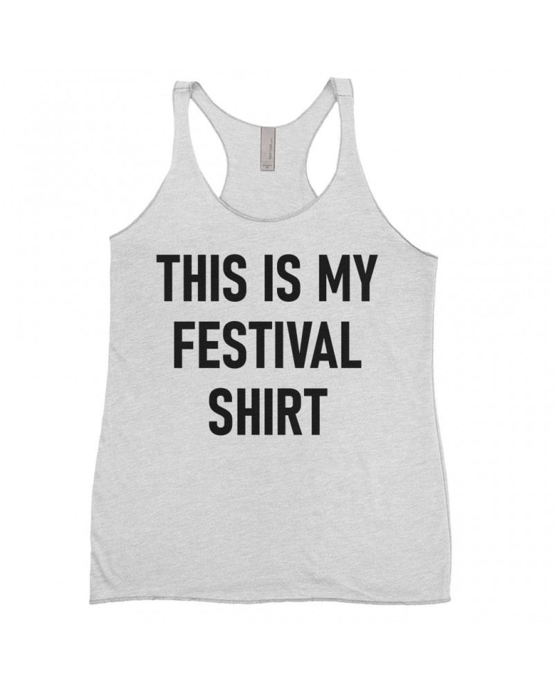 Music Life Ladies' Tank Top | This Is My Festival Shirt $8.90 Shirts