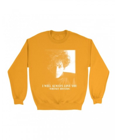 Whitney Houston Bright Colored Sweatshirt | I Will Always Love You Album Photo Image Sweatshirt $8.48 Sweatshirts