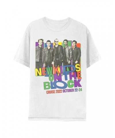 New Kids On The Block Cruise White Photo Tee $13.60 Shirts