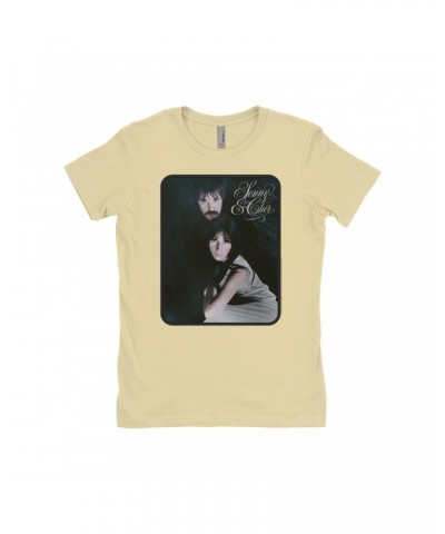 Sonny & Cher Ladies' Boyfriend T-Shirt | The Two Of Us Frame Photo And Logo Shirt $8.99 Shirts