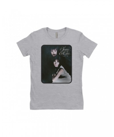 Sonny & Cher Ladies' Boyfriend T-Shirt | The Two Of Us Frame Photo And Logo Shirt $8.99 Shirts