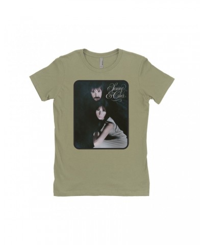 Sonny & Cher Ladies' Boyfriend T-Shirt | The Two Of Us Frame Photo And Logo Shirt $8.99 Shirts