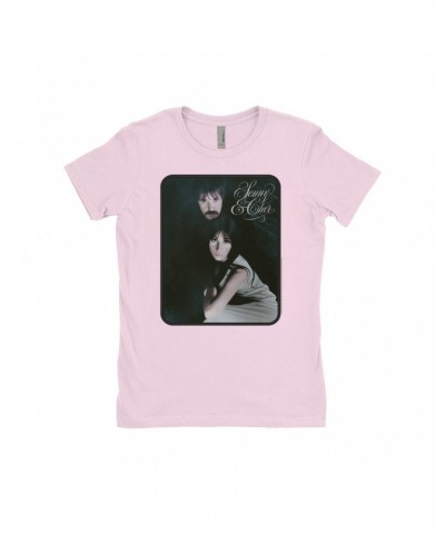 Sonny & Cher Ladies' Boyfriend T-Shirt | The Two Of Us Frame Photo And Logo Shirt $8.99 Shirts