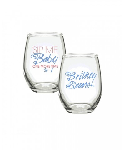 Britney Spears Sip Me Baby One More Time Wine Glass Set $5.95 Drinkware