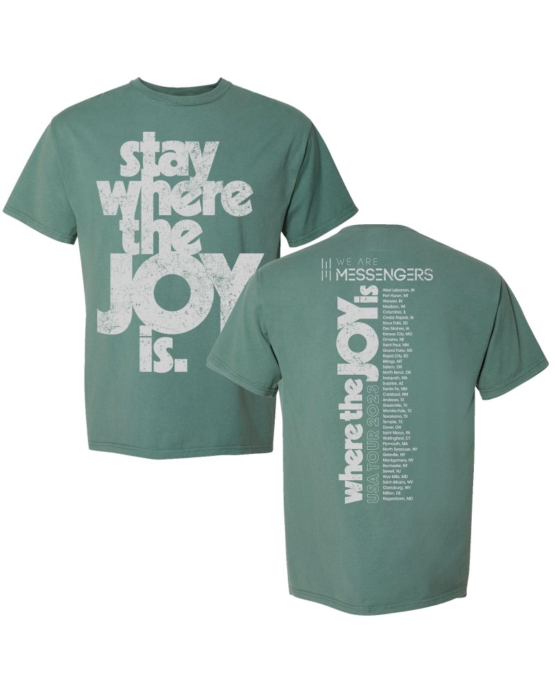 We Are Messengers Where The Joy Is Tour Tee $11.74 Shirts