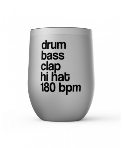 Music Life Wine Tumbler | Drum Bass Clap Stemless Wine Tumbler $6.97 Drinkware