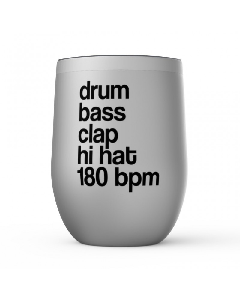 Music Life Wine Tumbler | Drum Bass Clap Stemless Wine Tumbler $6.97 Drinkware