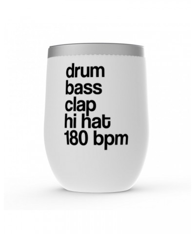 Music Life Wine Tumbler | Drum Bass Clap Stemless Wine Tumbler $6.97 Drinkware