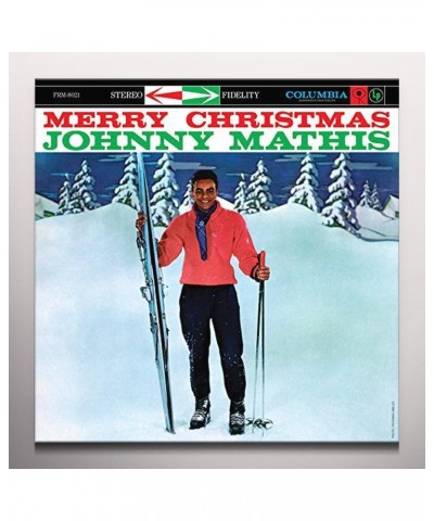 Johnny Mathis Merry Christmas Vinyl Record $10.78 Vinyl