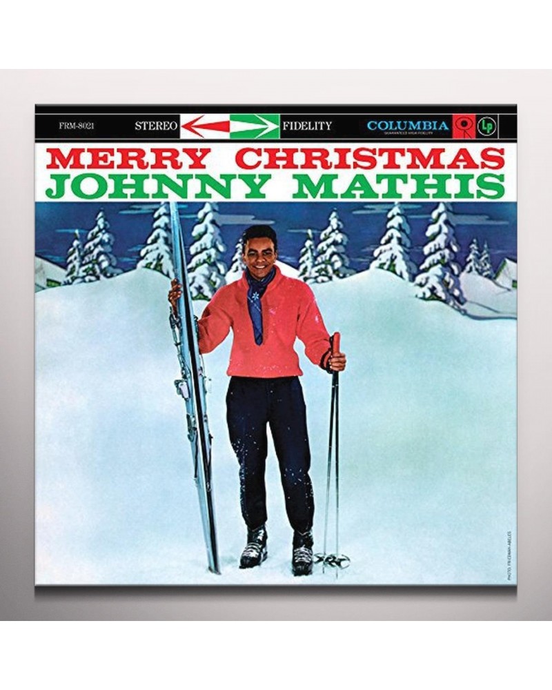 Johnny Mathis Merry Christmas Vinyl Record $10.78 Vinyl