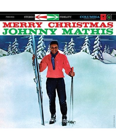 Johnny Mathis Merry Christmas Vinyl Record $10.78 Vinyl