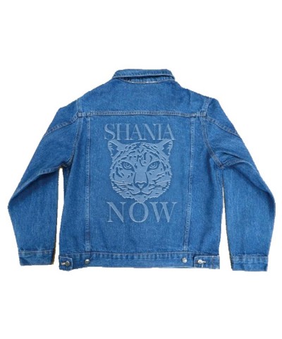 Shania Twain Leopard Denim Jacket $8.57 Outerwear