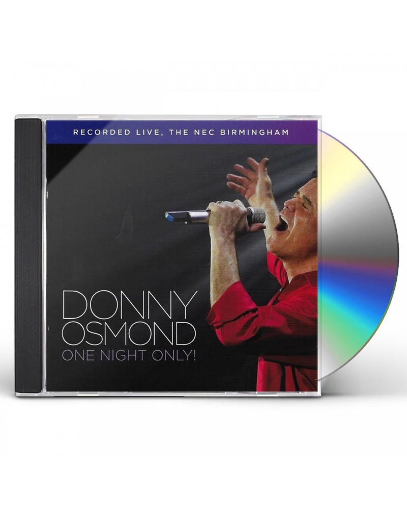 Donny Osmond One Night Only! Live In Birmingham CD $17.99 CD