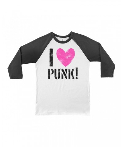 Music Life 3/4 Sleeve Baseball Tee | I Heart Punk Shirt $7.17 Shirts