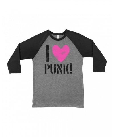 Music Life 3/4 Sleeve Baseball Tee | I Heart Punk Shirt $7.17 Shirts