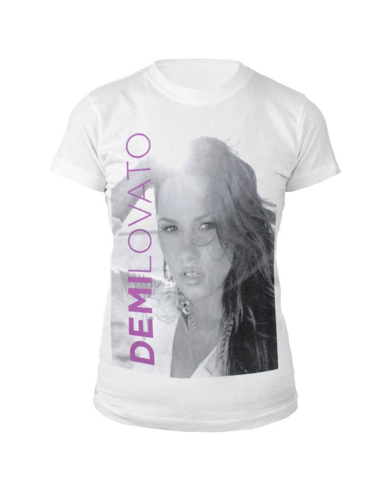 Demi Lovato Black & White Portrait Babydoll Shirt $9.85 Shirts