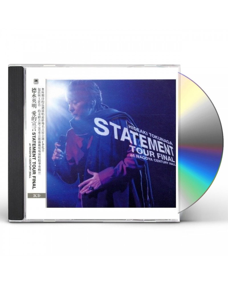 Hideaki Tokunaga STATEMENT TOUR FINAL CD $7.68 CD