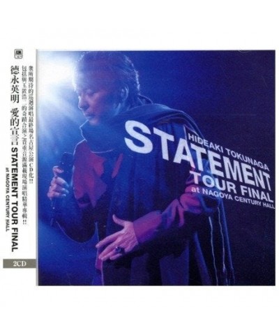 Hideaki Tokunaga STATEMENT TOUR FINAL CD $7.68 CD