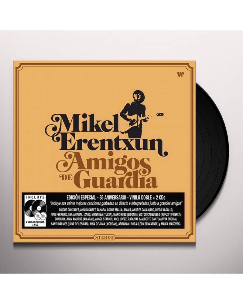 Mikel Erentxun Amigos De Guardia Vinyl Record $7.87 Vinyl