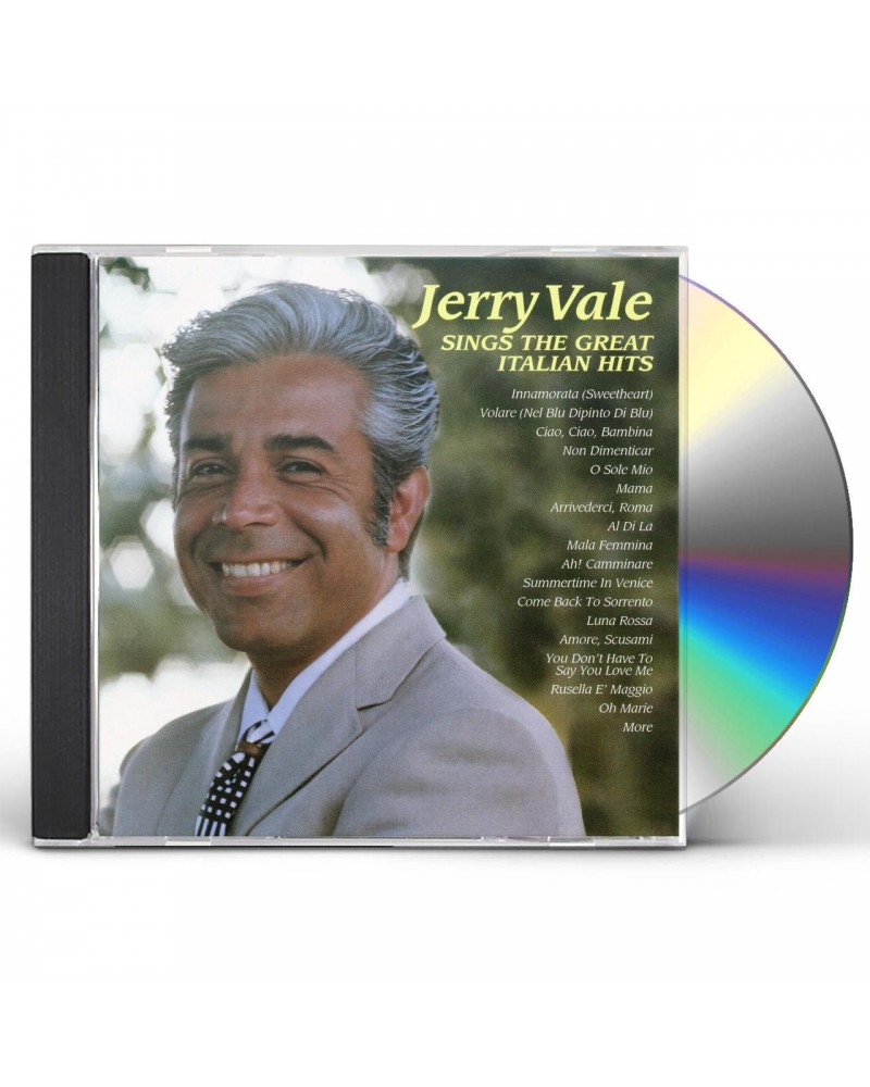 Jerry Vale SINGS THE GREAT ITALIAN HITS CD $14.39 CD