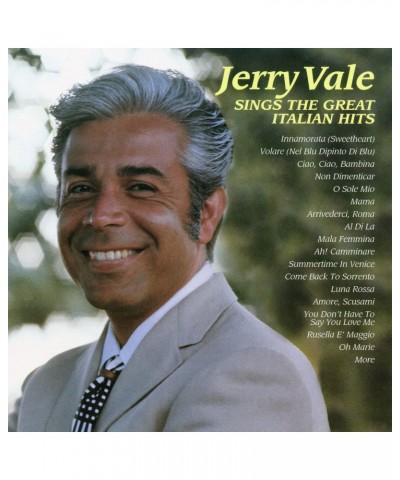 Jerry Vale SINGS THE GREAT ITALIAN HITS CD $14.39 CD