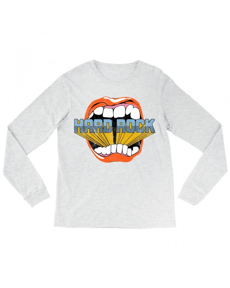 Music Life Long Sleeve Shirt | Hard Rock Bites Shirt $5.76 Shirts