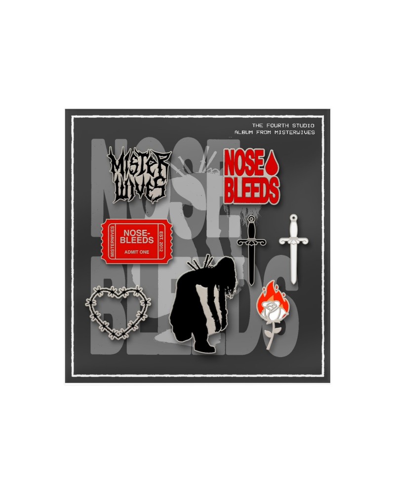 MisterWives Nosebleeds Pin Pack $19.97 Accessories