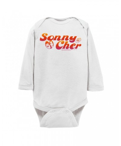 Sonny & Cher Long Sleeve Bodysuit | Comedy Hour TV Show Logo Bodysuit $8.39 Shirts