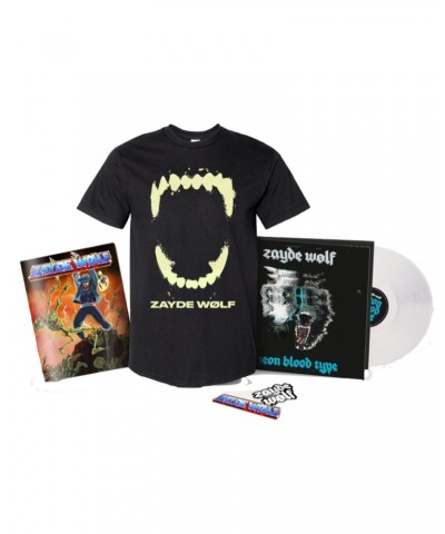 Zayde Wølf BUNDLE 3: Neon Blood Type Vinyl + Glowing Fangs Tee $4.80 Vinyl