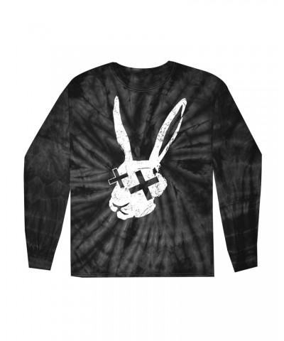 Logan Henderson Tie Dye Rabbit Long Sleeve T-Shirt $24.75 Shirts