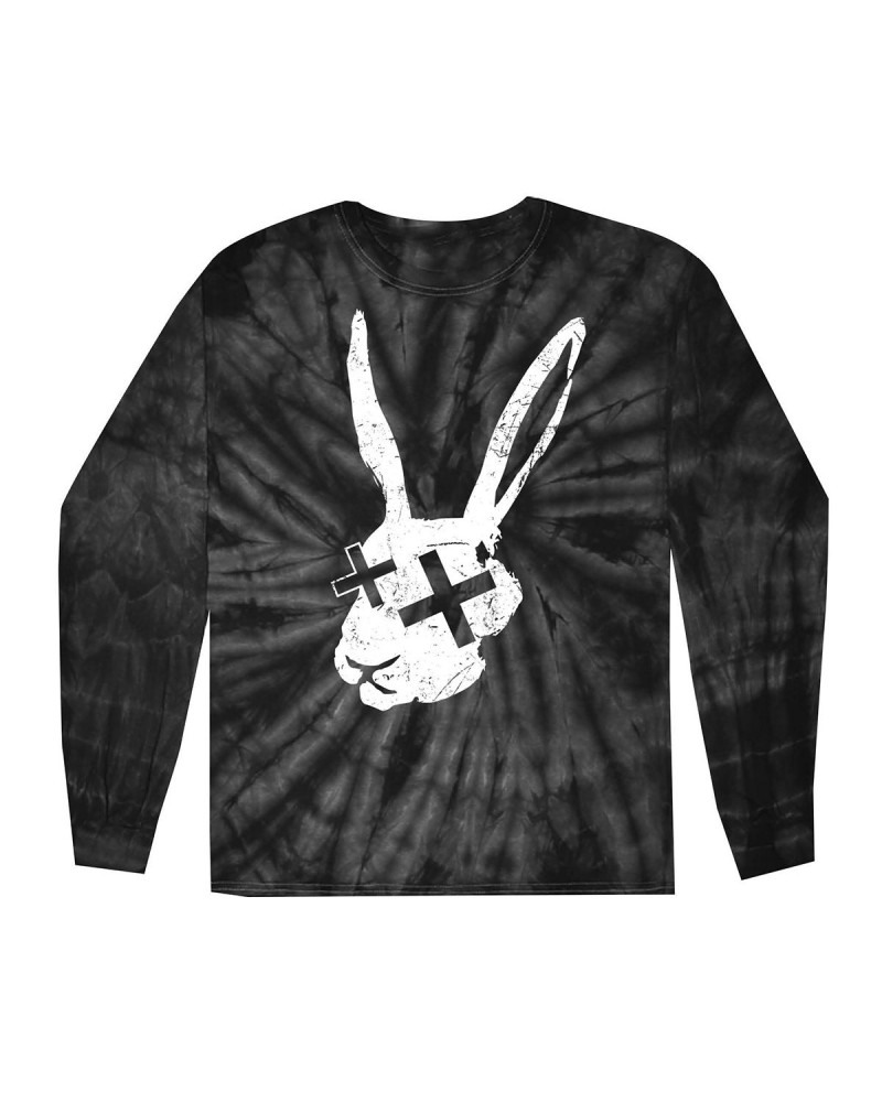 Logan Henderson Tie Dye Rabbit Long Sleeve T-Shirt $24.75 Shirts