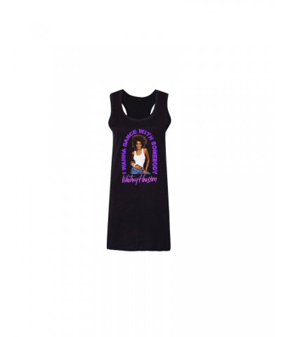 Whitney Houston I Wanna Dance with Somebody Black Racerback Tank Dress $10.63 Dresses