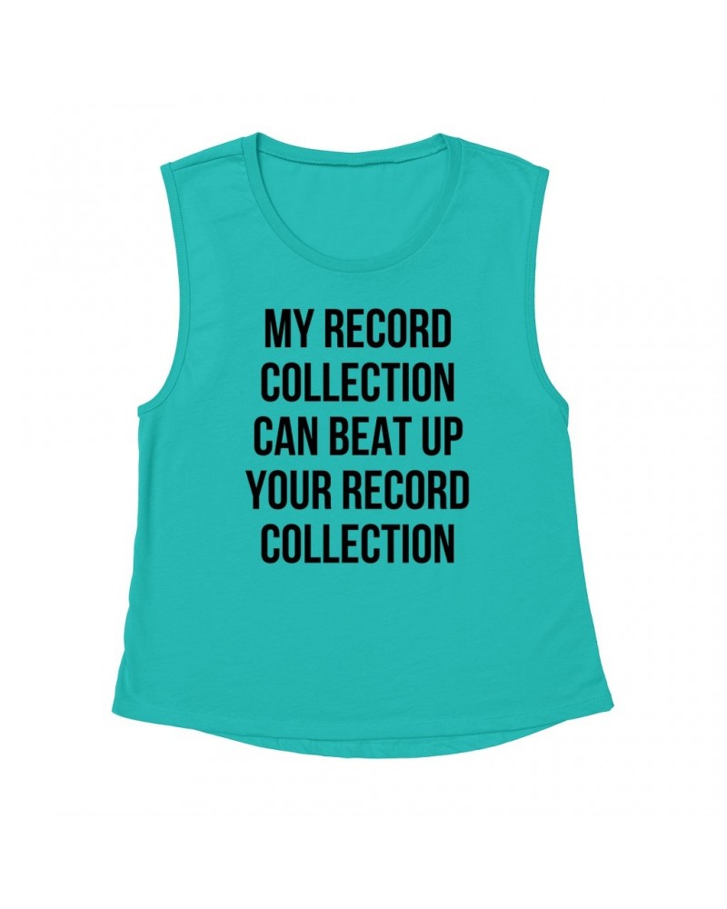 Music Life Muscle Tank | Record Collection Bully Tank Top $8.69 Shirts